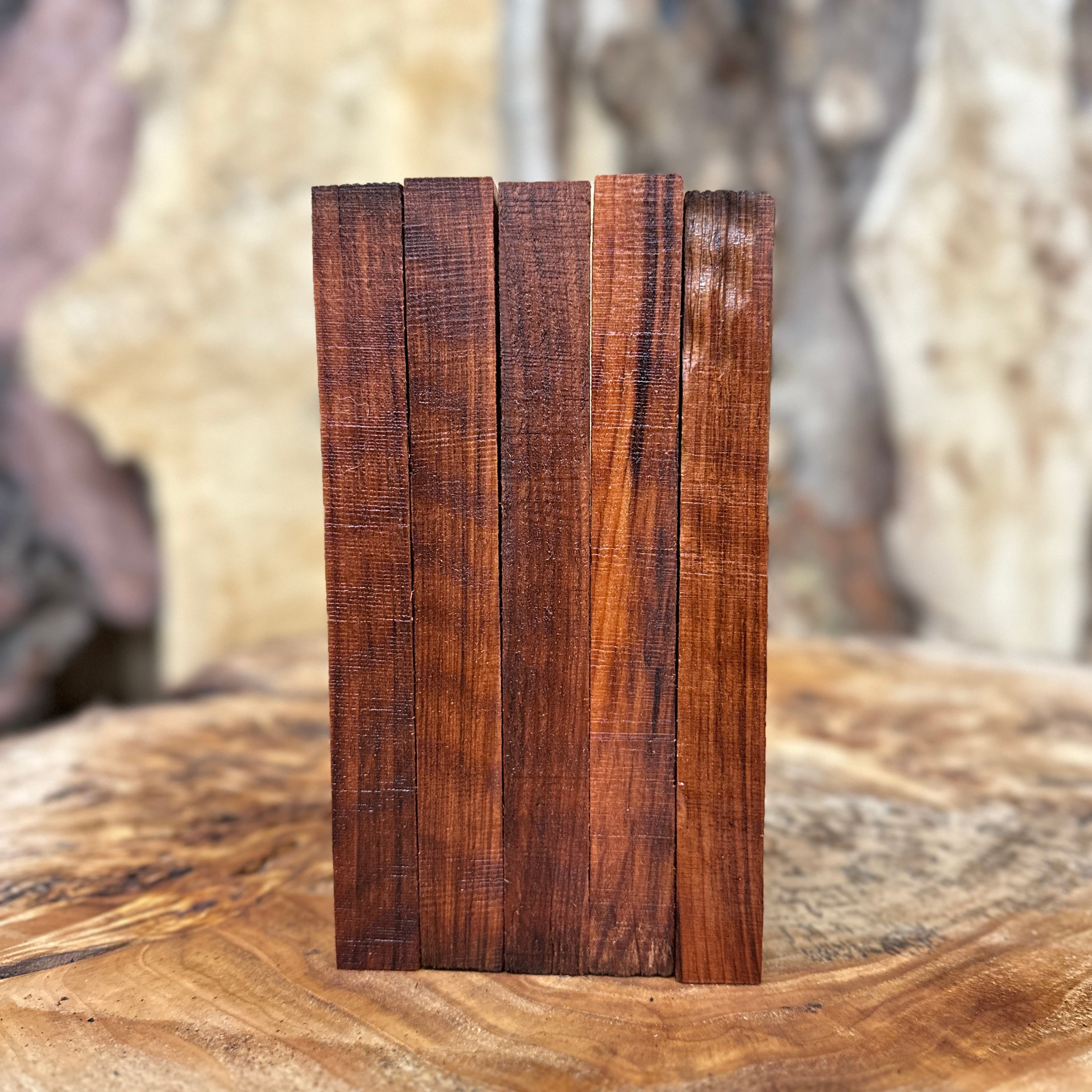 Redwood Burl Pen Blanks 5 Pack Bundle | Redwood Burl | Hamilton Lee Supply