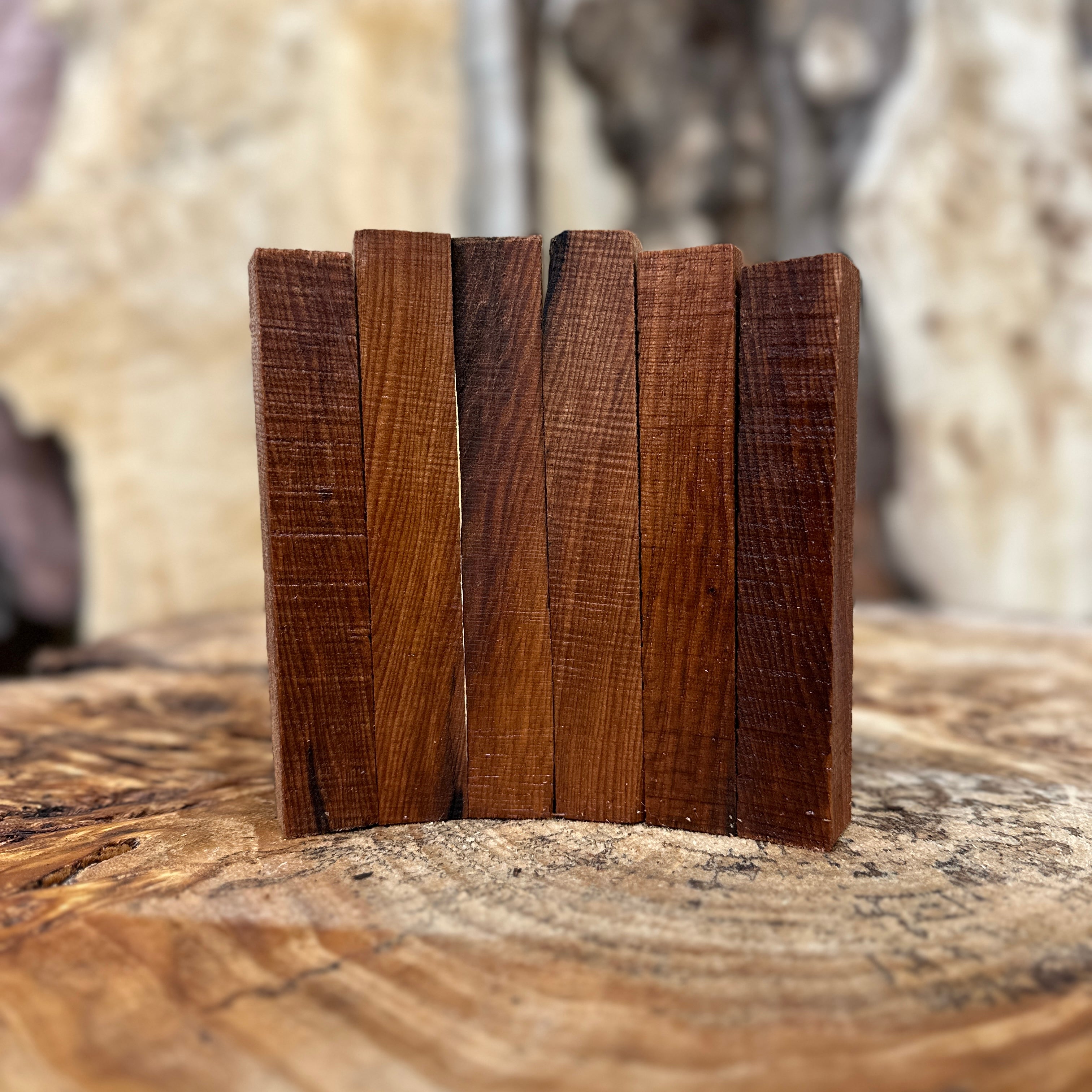 Redwood Burl Pen Blanks 6 Pack Bundle | Redwood Burl | Hamilton Lee Supply