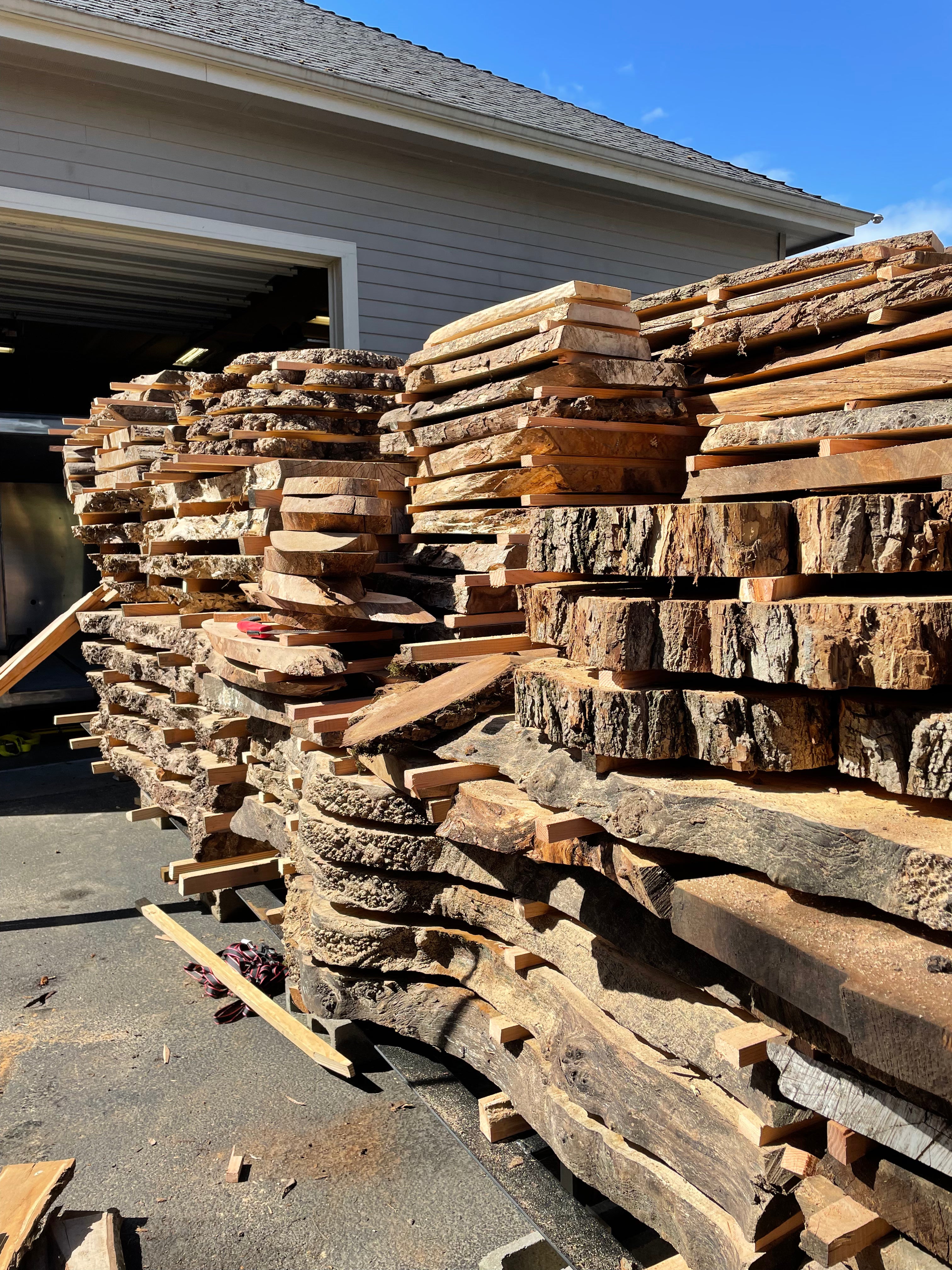 idry live edge slabs
