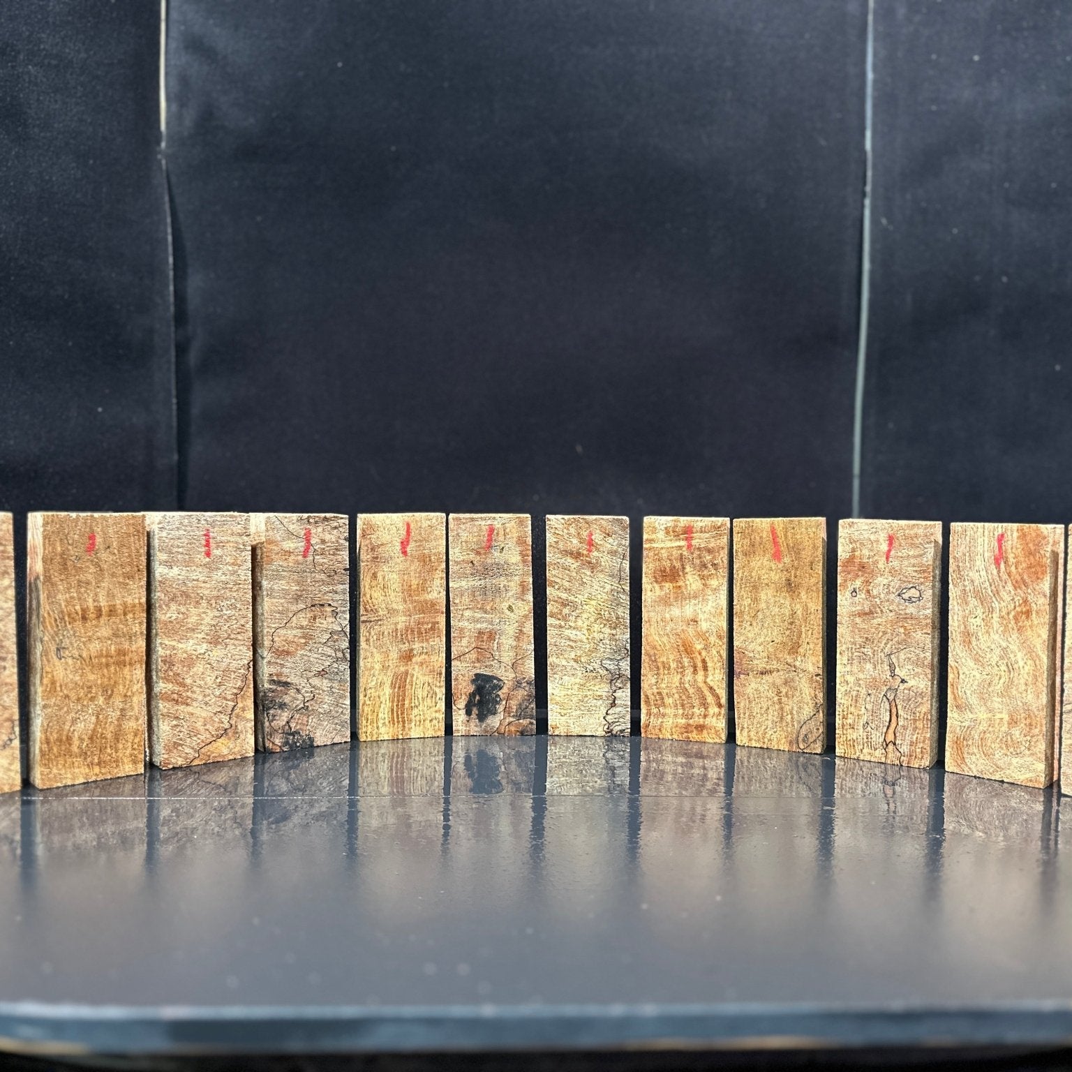 Big Leaf Maple Knife Scales 12 Pack Bundle | Knife Scale | DGB Woodworks