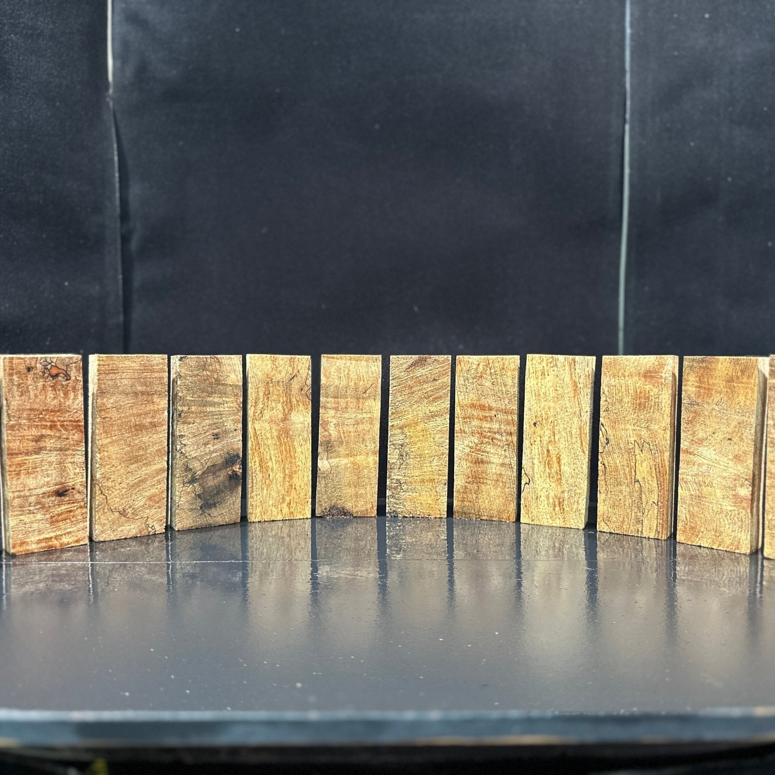 Big Leaf Maple Knife Scales 12 Pack Bundle | Knife Scale | DGB Woodworks