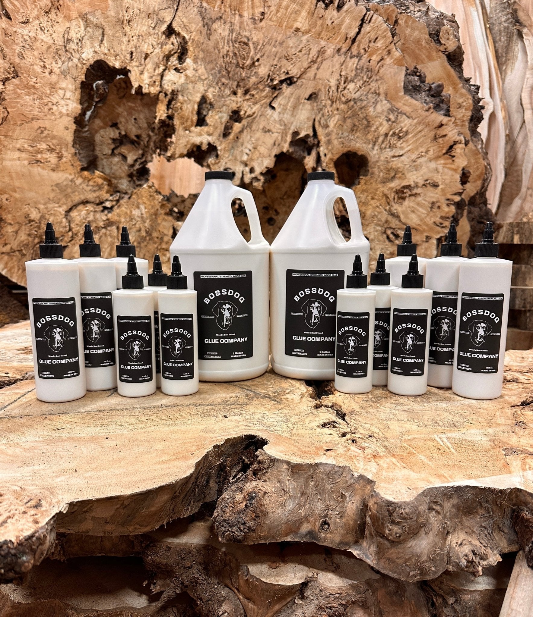 BOSSDOG Wood Glue | Professional Strength PVA Adhesive | Wood Glue | BossDog