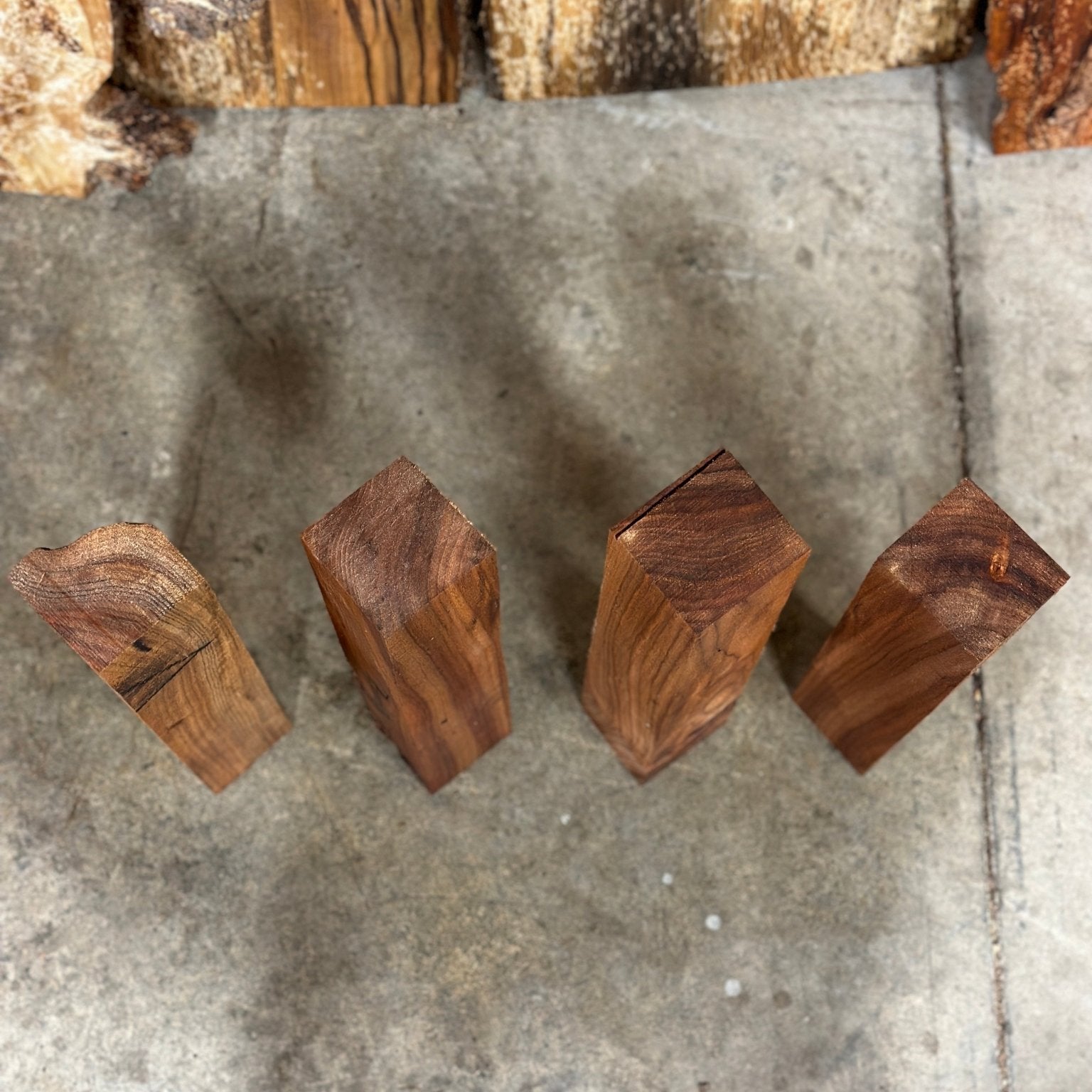 Elm Blanks 4 Pack Bundle | Turning Blank | DGB Woodworks