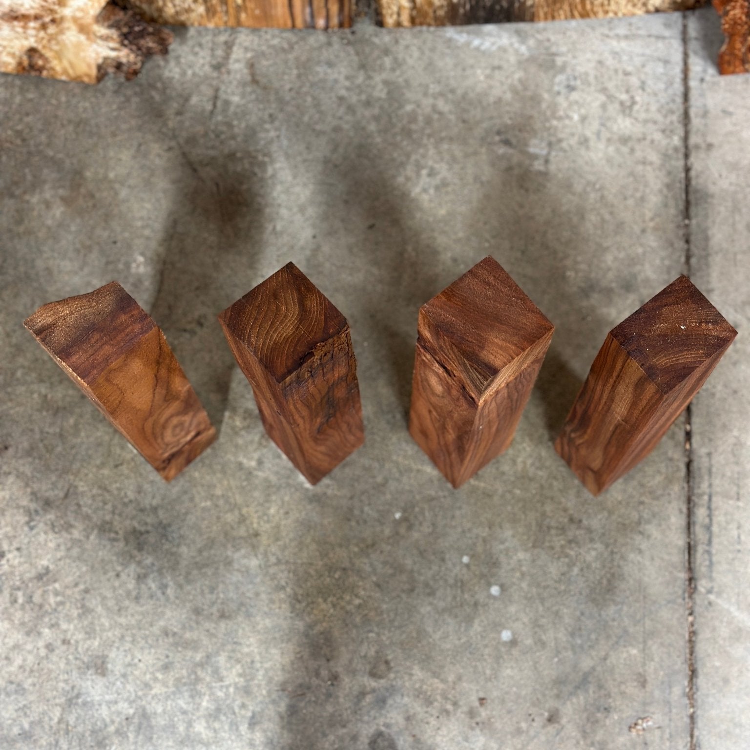 Elm Blanks 4 Pack Bundle | Turning Blank | DGB Woodworks