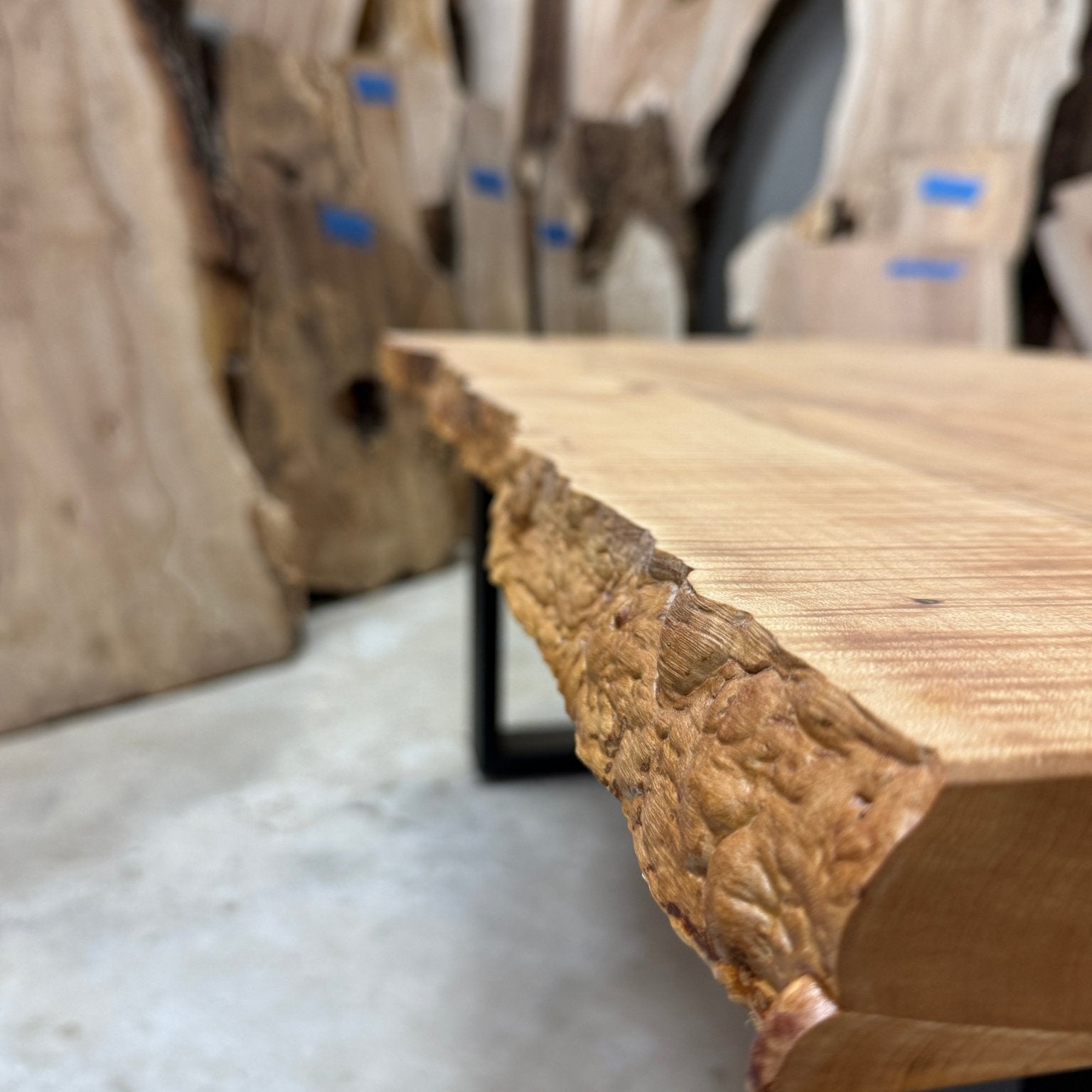 Live Edge Norway Maple Coffee Table | Coffee Table | Hamilton Lee Designs |