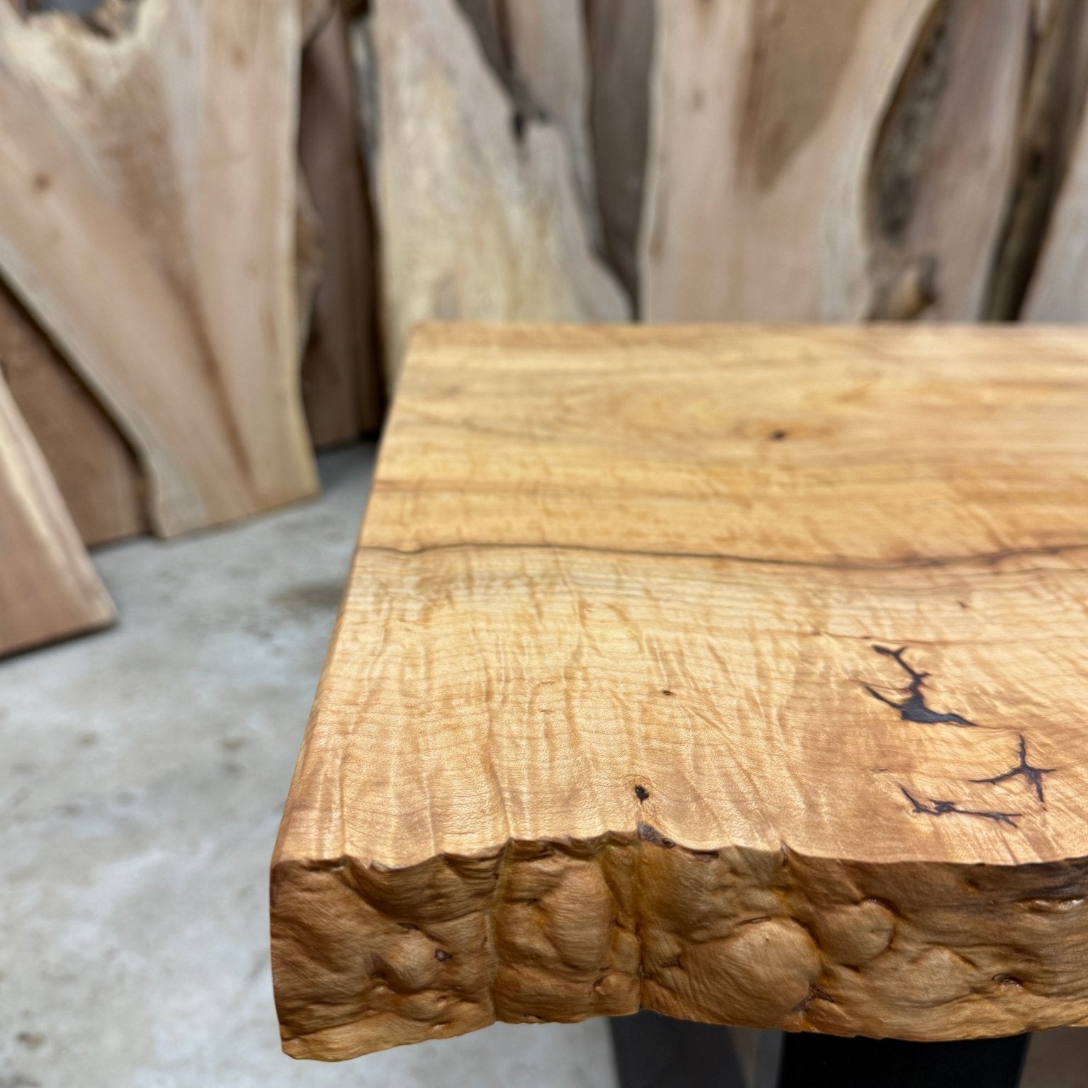 Live Edge Norway Maple Coffee Table | Coffee Table | Hamilton Lee Designs |