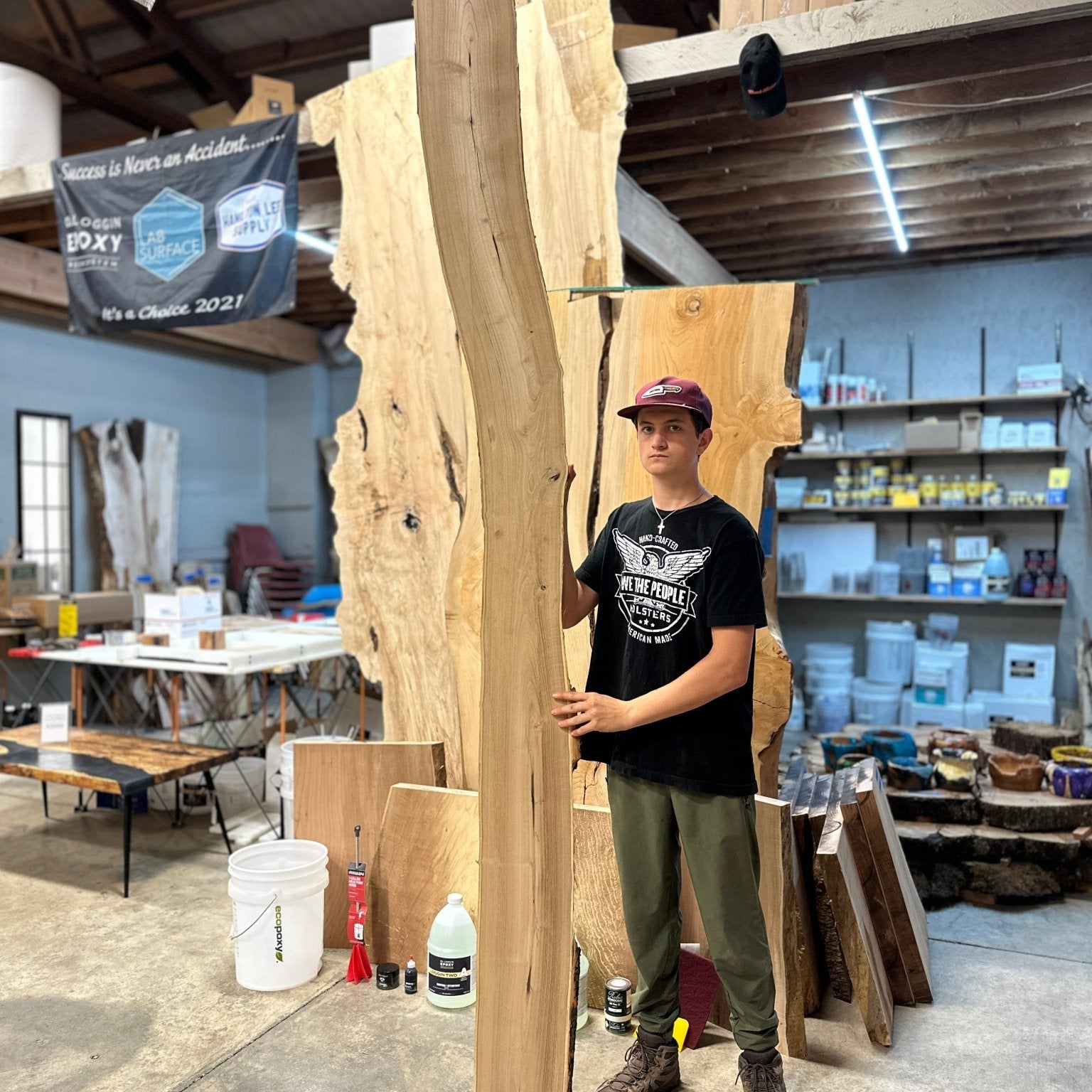 LiveEdge Black Locust | Black Locust | Double Diamond