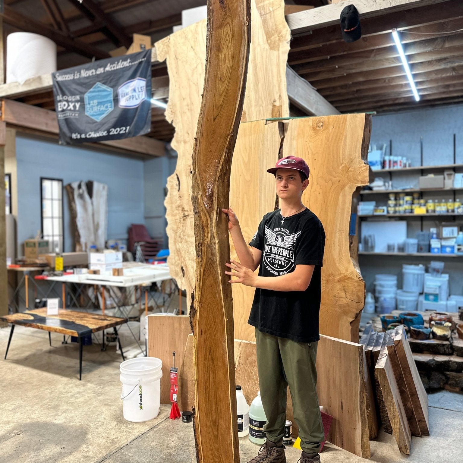 LiveEdge Black Locust | Black Locust | Double Diamond