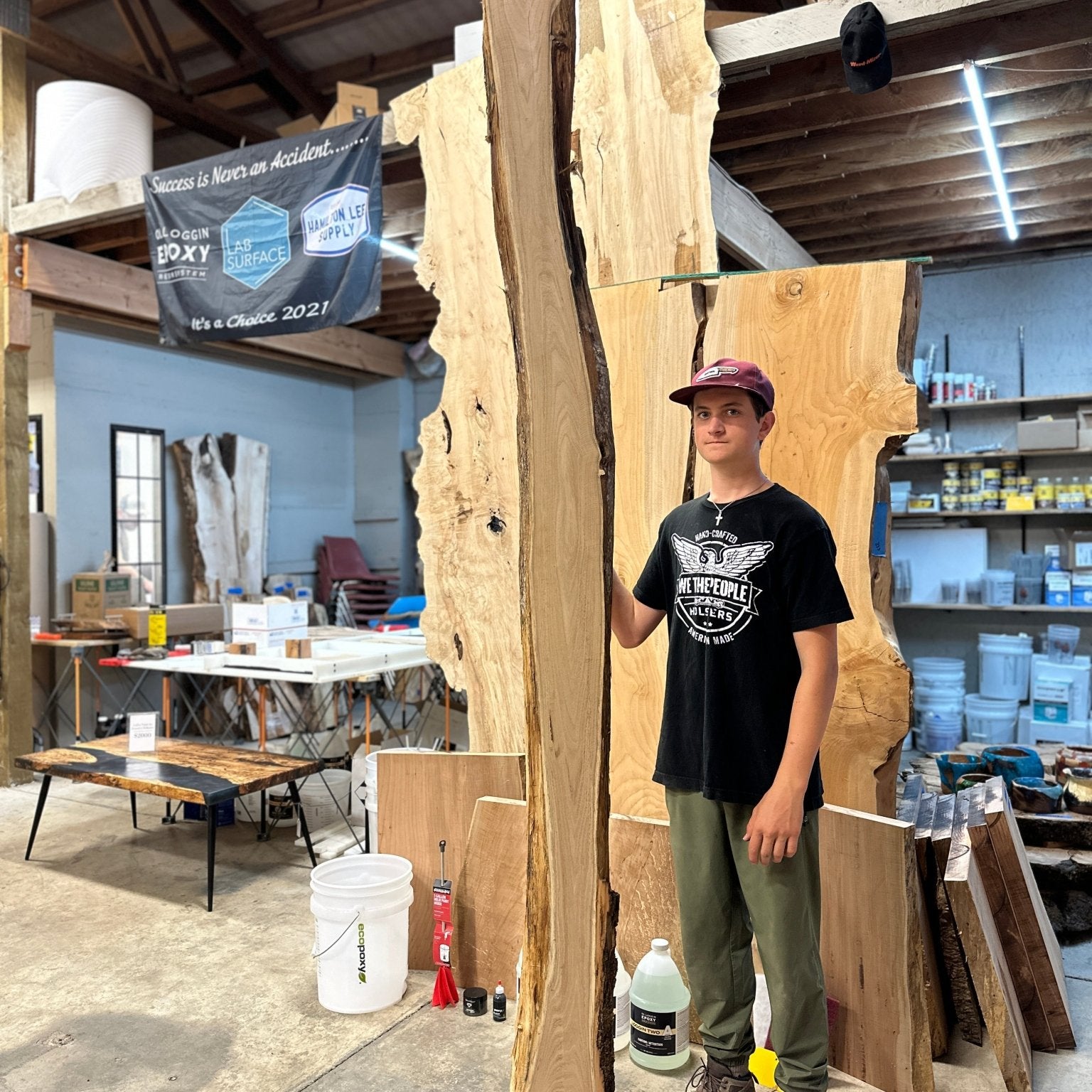 LiveEdge Black Locust | Black Locust | Double Diamond