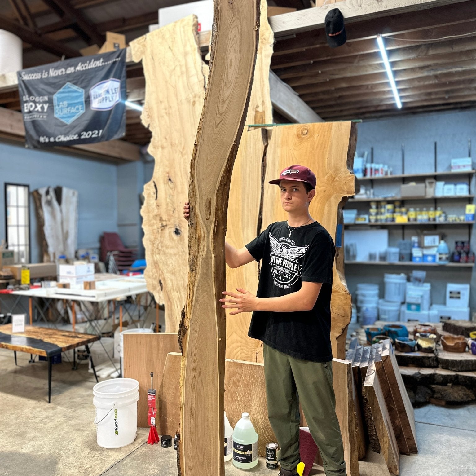 LiveEdge Black Locust | Black Locust | Double Diamond