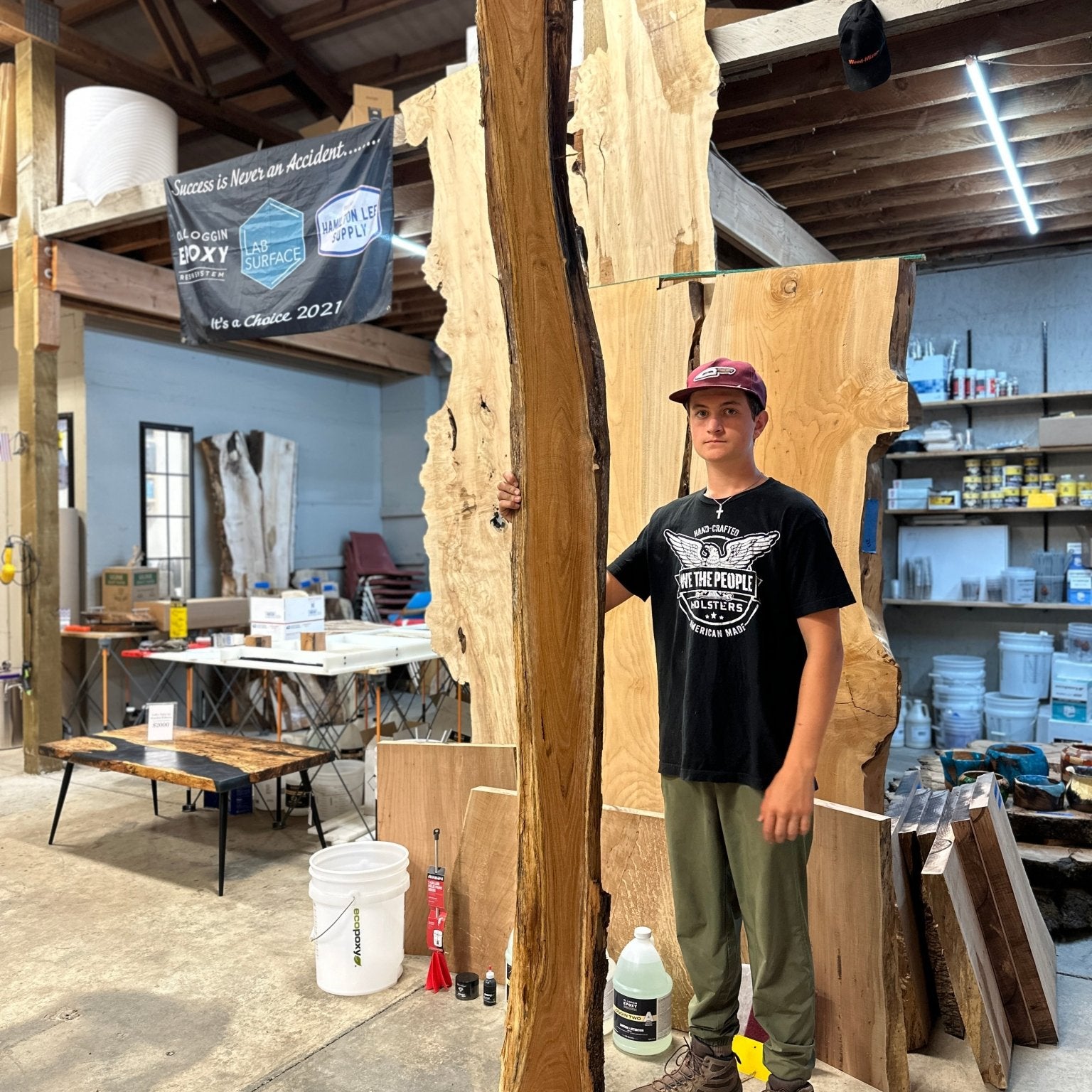 LiveEdge Black Locust | Black Locust | Double Diamond