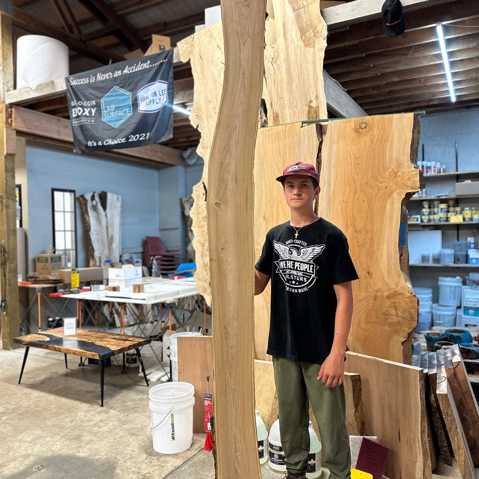 LiveEdge Black Locust | Black Locust | Double Diamond