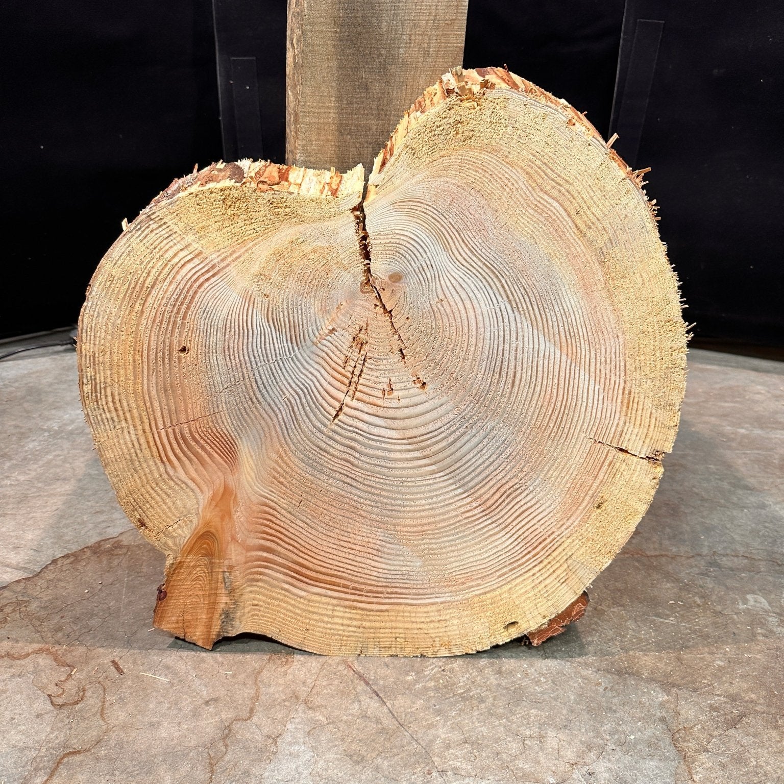 LiveEdge Douglas Fir Heart Shaped Cookie | Douglas Fir | Double Diamond