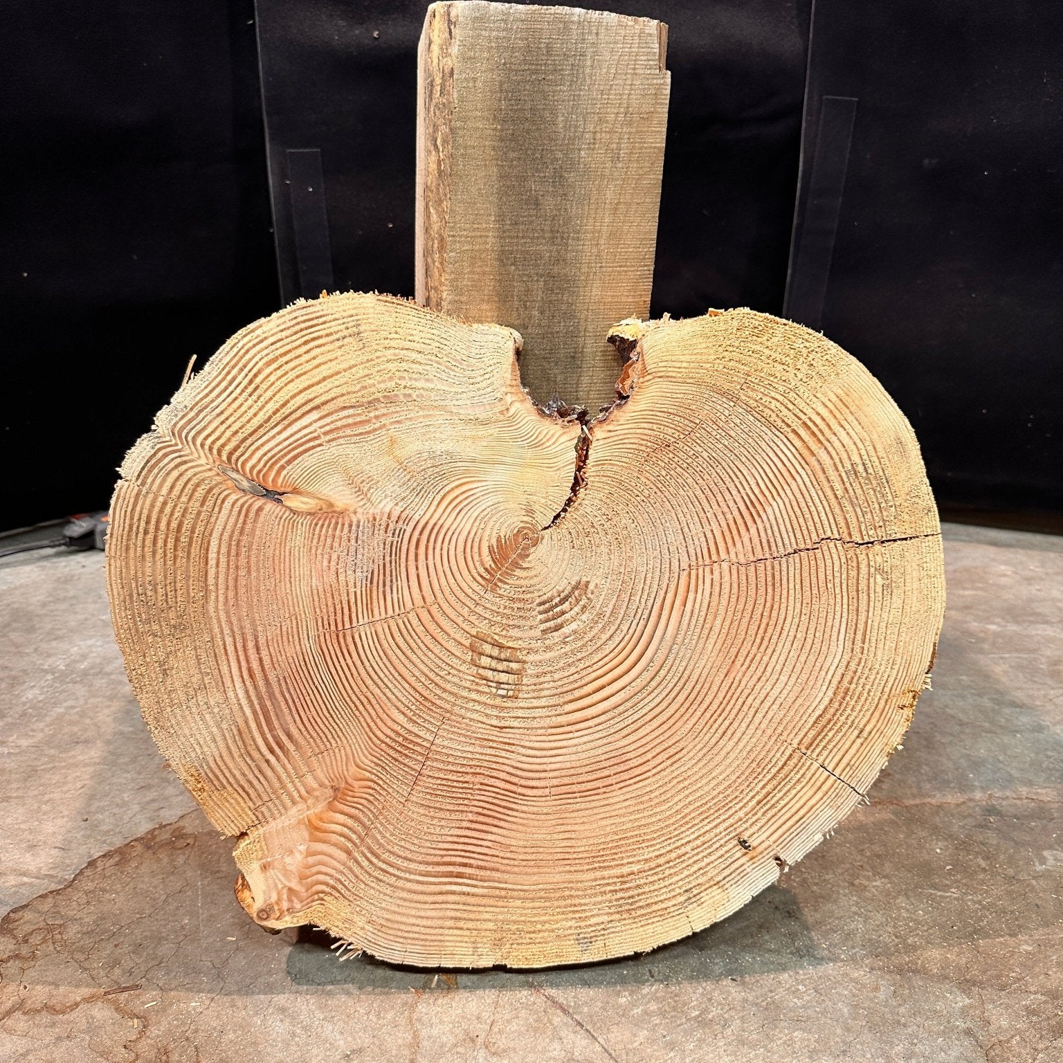 LiveEdge Douglas Fir Heart Shaped Cookie | Douglas Fir | Double Diamond