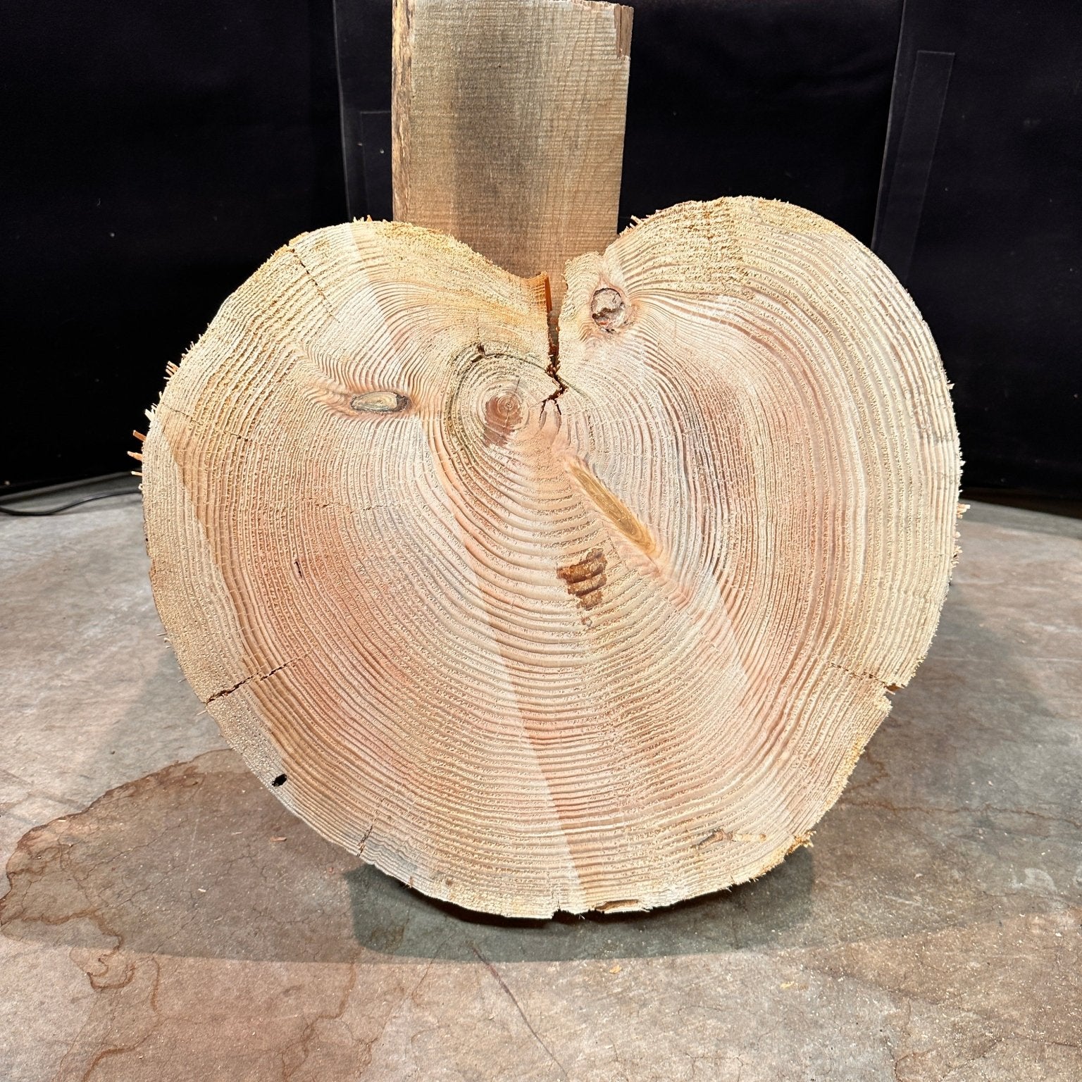 LiveEdge Douglas Fir Heart Shaped Cookie | Douglas Fir | Double Diamond