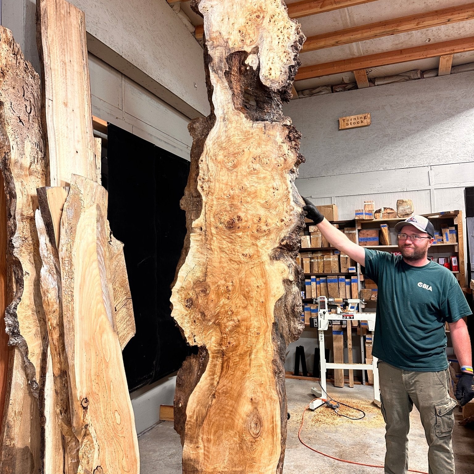 LiveEdge Mappa Burl | Mappa Burl | Double Diamond | BGDDMB663