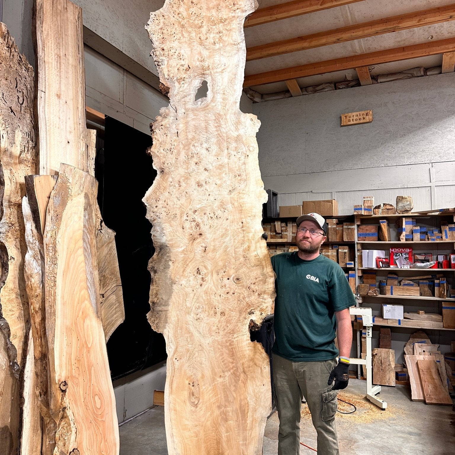 LiveEdge Mappa Burl | Mappa Burl | Double Diamond | BGDDMB663