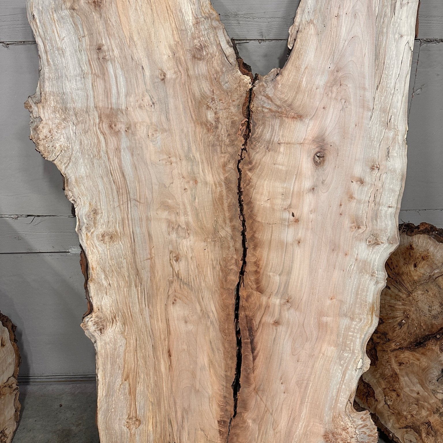 LiveEdge Silver Maple | Black Locust | Double Diamond