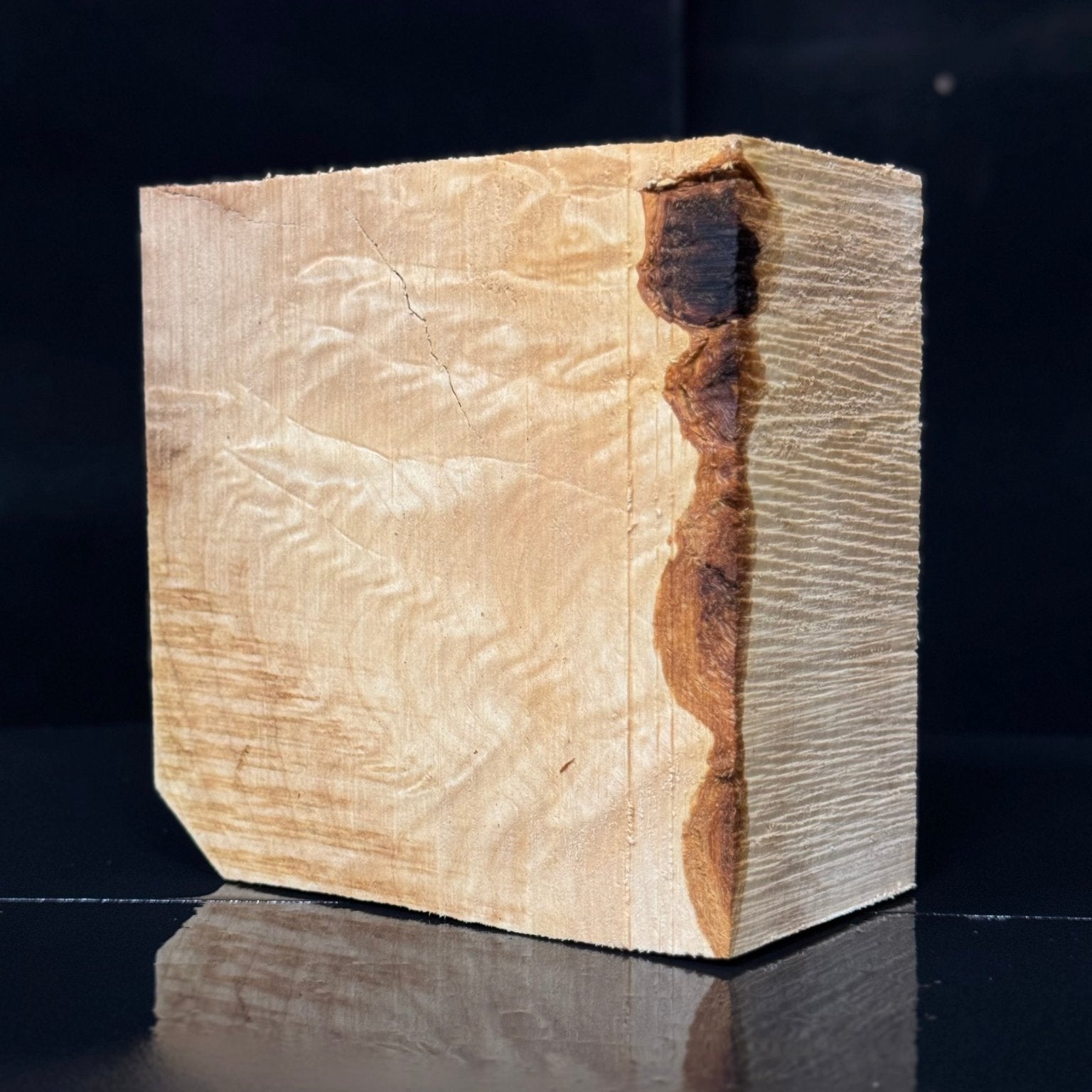 Norway Maple Bowl Blank | Norway Maple | Double Diamond | BGDDNMTS.845