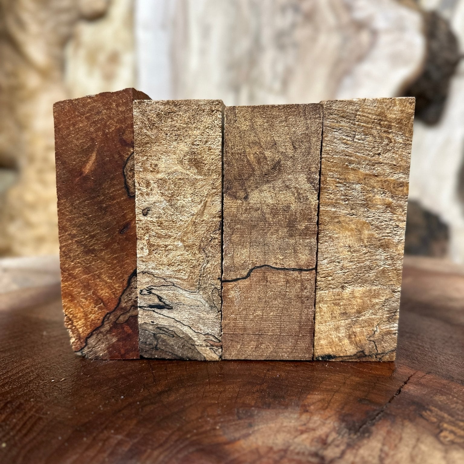 Big Leaf Maple Call Blanks 4 Pack Bundle | Big Leaf Maple | Hamilton Lee Supply