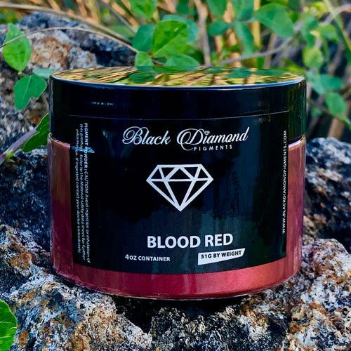 Black Diamond Pigments - Blood Red - 51g | Mica Pigment | Hamilton Lee Supply