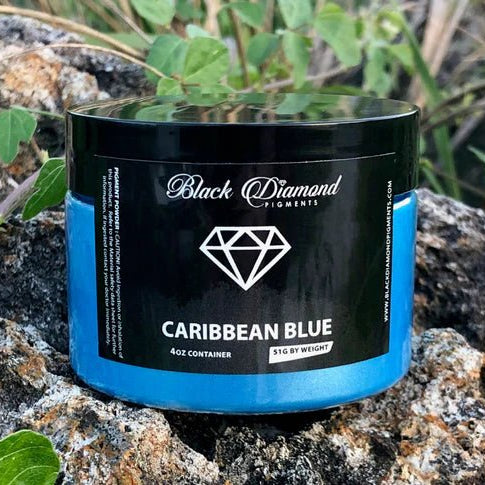 Black Diamond Pigments - Caribbean Blue - 51g | Mica Pigment | Hamilton Lee Supply
