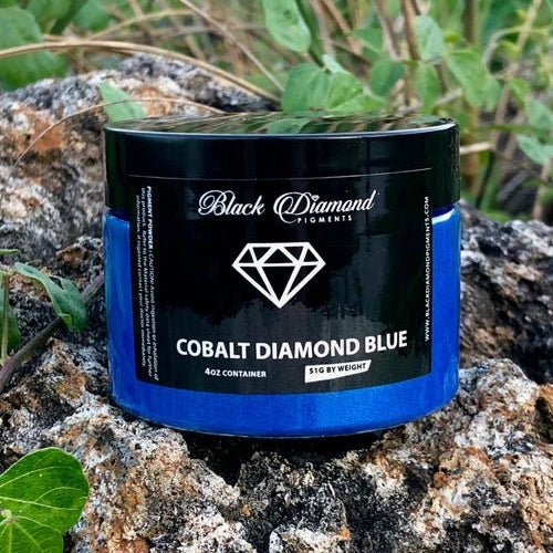 Black Diamond Pigments - Cobalt Diamond Blue - 51g | Mica Pigment | Hamilton Lee Supply