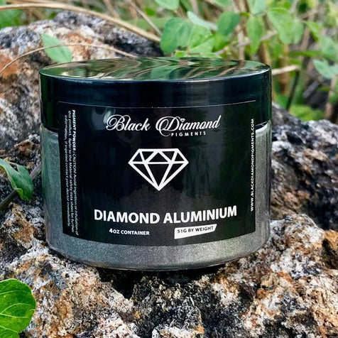 Black Diamond Pigments - Diamond Aluminium - 51g | Mica Pigment | Hamilton Lee Supply