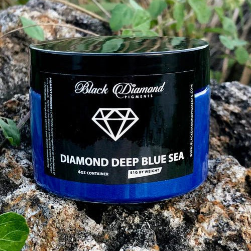 Black Diamond Pigments - Diamond Deep Blue Sea - 51g | Mica Pigment | Hamilton Lee Supply