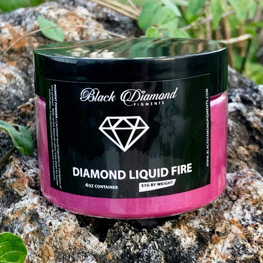 Black Diamond Pigments - Diamond Liquid Fire - 51g/1.8oz | Mica Pigment | Hamilton Lee Supply