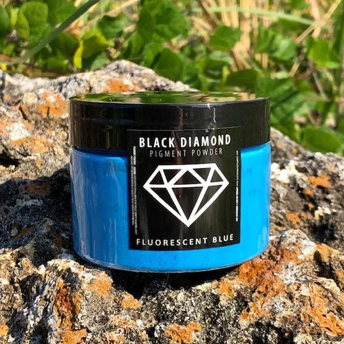 Black Diamond Pigments - Fluorescent Blue - 42g | Mica Pigment | Hamilton Lee Supply