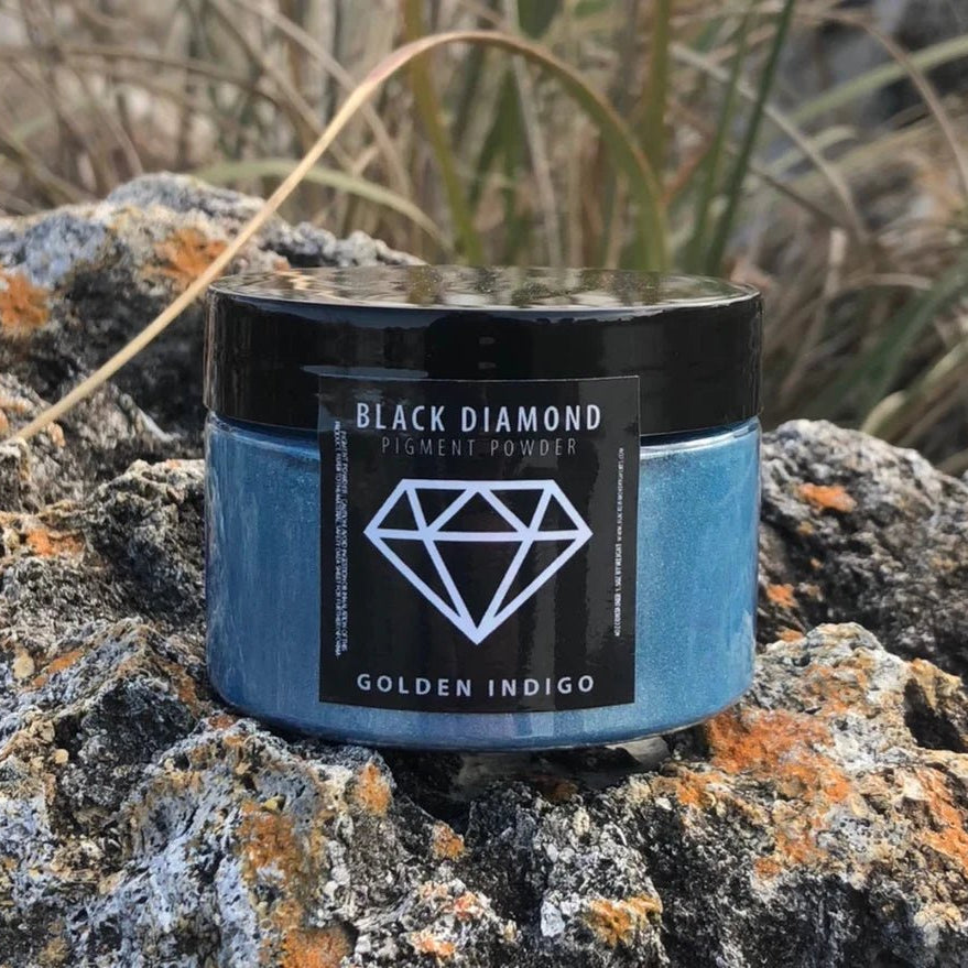 Black Diamond Pigments - Golden Indigo - 51g | Mica Pigment | Hamilton Lee Supply