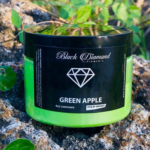Black Diamond Pigments - Green Apple - 51g | Mica Pigment | Hamilton Lee Supply