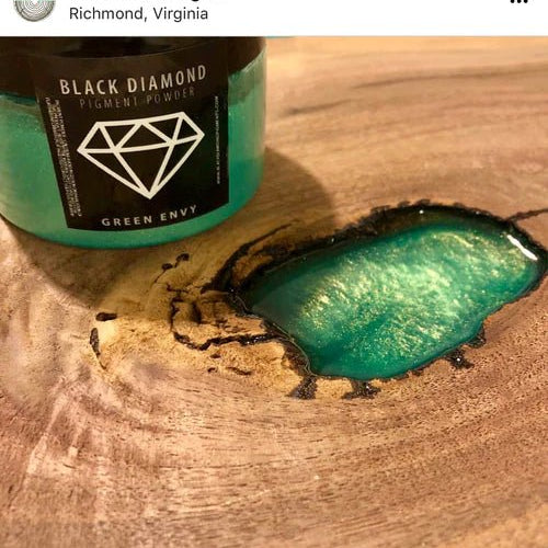 Black Diamond Pigments - Green Envy - 51g | Mica Pigment | Hamilton Lee Supply