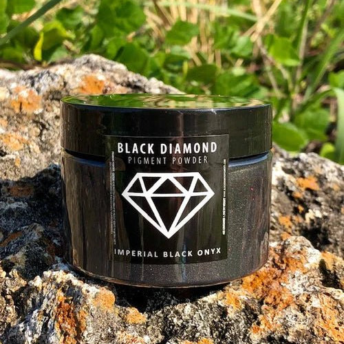 Black Diamond Pigments - Imperial Black Onyx - 42g | Mica Pigment | Hamilton Lee Supply