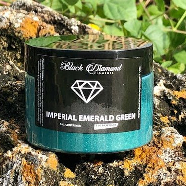 Black Diamond Pigments - Imperial Emerald Green - 51g | Mica Pigment | Hamilton Lee Supply