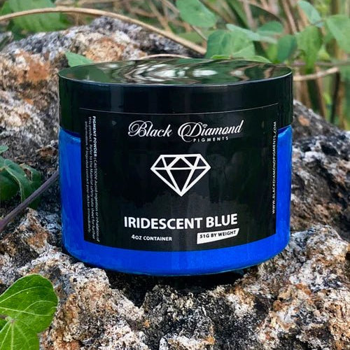 Black Diamond Pigments - Iridescent Blue - 51g | Mica Pigment | Hamilton Lee Supply