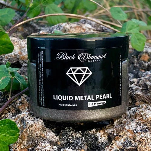 Black Diamond Pigments - Liquid Metal Pearl - 51g | Mica Pigment | Hamilton Lee Supply