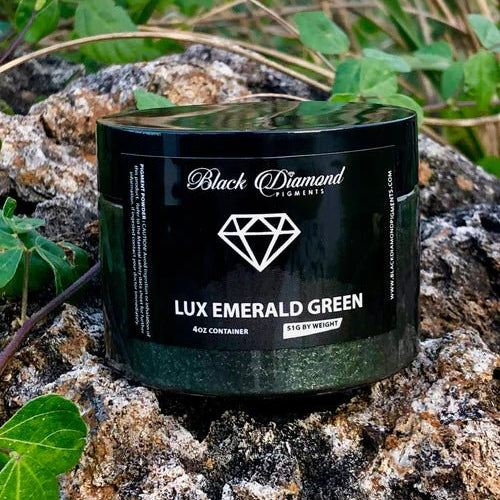 Black Diamond Pigments - Lux Emerald Green - 51g | Mica Pigment | Hamilton Lee Supply
