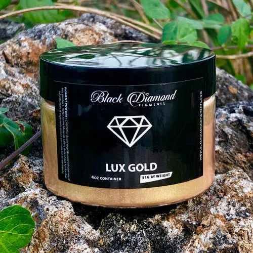 Black Diamond Pigments - Lux Gold - 51g | Mica Pigment | Hamilton Lee Supply