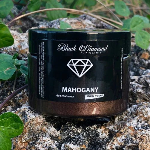 Black Diamond Pigments - Mahogany - 51g | Mica Pigment | Hamilton Lee Supply