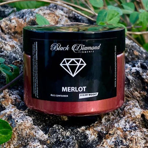 Black Diamond Pigments - Merlot - 51g | Mica Pigment | Hamilton Lee Supply