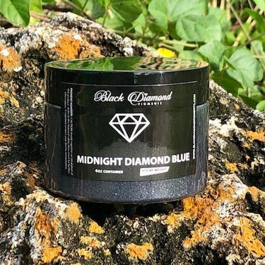 Black Diamond Pigments - Midnight Diamond Blue - 51g | Mica Pigment | Hamilton Lee Supply