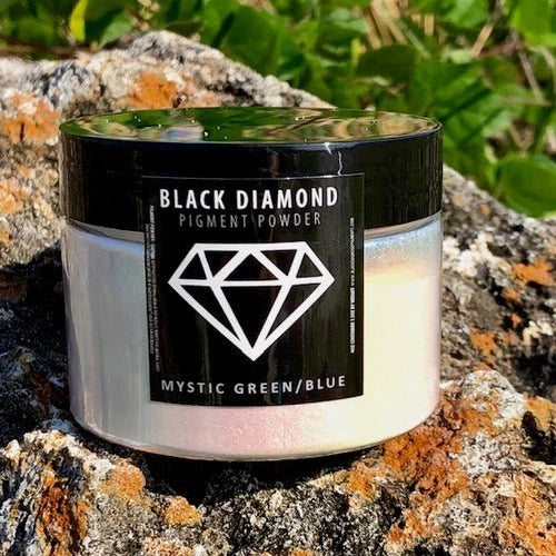 Black Diamond Pigments - Mystic Green/Blue - 51g | Mica Pigment | Hamilton Lee Supply