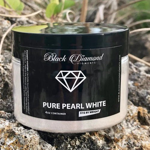 Black Diamond Pigments - Pure Pearl White - 51g | Mica Pigment | Hamilton Lee Supply