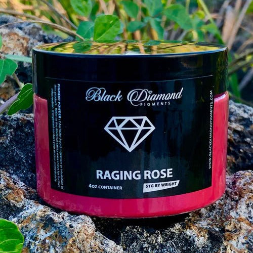 Black Diamond Pigments - Raging Rose - 51g | Mica Pigment | Hamilton Lee Supply