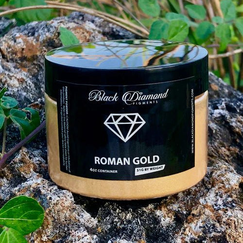 Black Diamond Pigments - Roman Gold - 51g | Mica Pigment | Hamilton Lee Supply