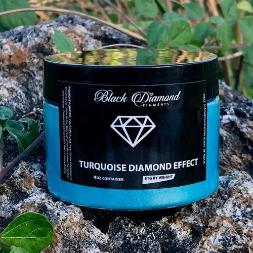 Black Diamond Pigments - Turquoise Diamond Effect - 51g | Mica Pigment | Hamilton Lee Supply