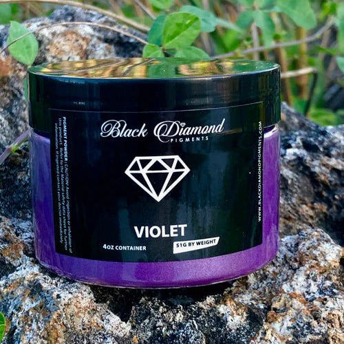Black Diamond Pigments - Violet - 51g | Mica Pigment | Hamilton Lee Supply