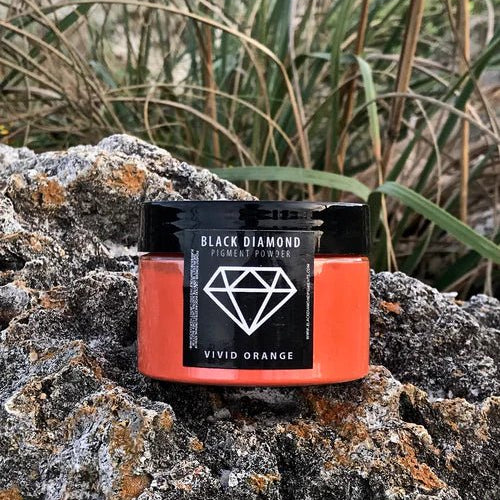Black Diamond Pigments - Vivid Orange - 51g | Mica Pigment | Hamilton Lee Supply